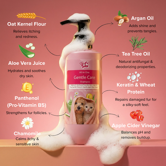 Goofy Pookie All-in-One Gentle Care Shampoo for Dogs & Cats (250ml)