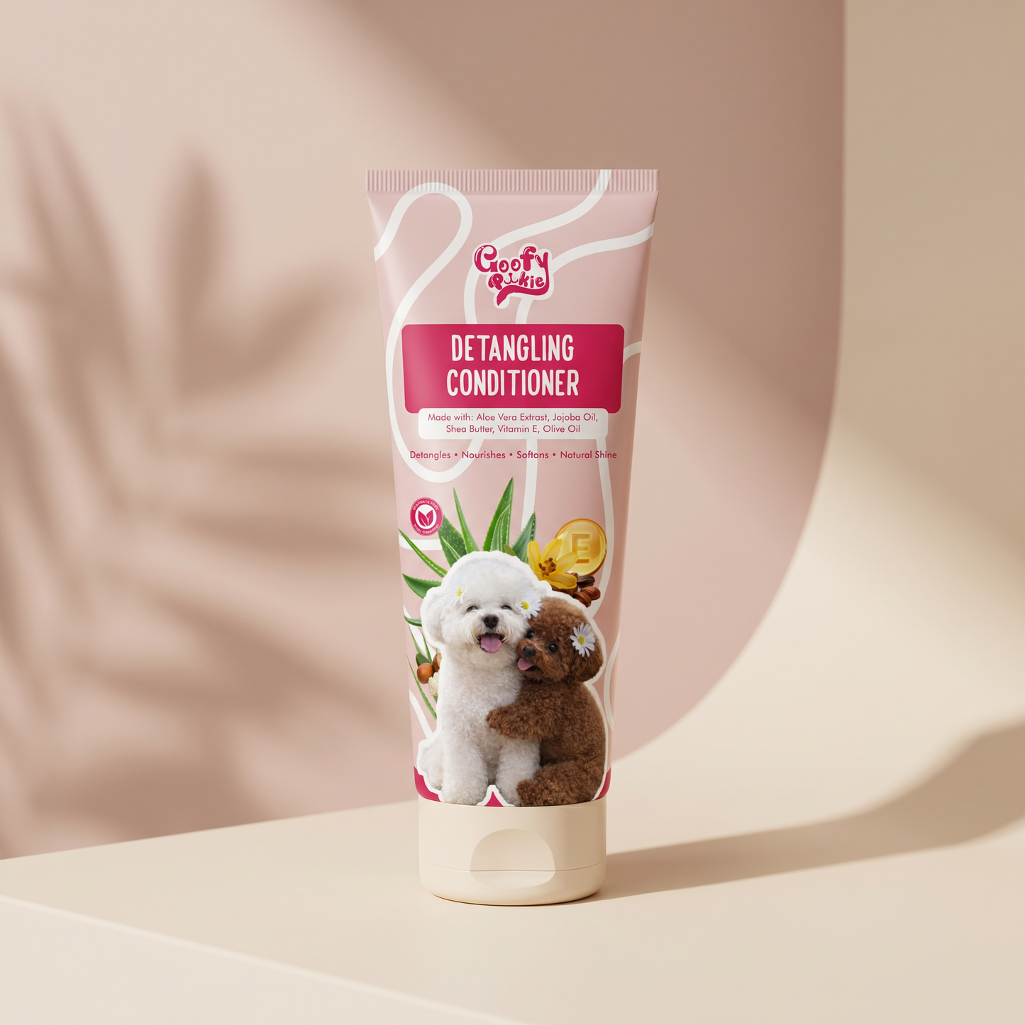 Goofy Pookie Detangling Conditioner for Dogs & Cats (110ml) | Aloe Vera, Shea Butter & Jojoba Oil